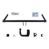 Brink Anhängerkupplung abnehmbar inkl. E-Satz 13polig spezifisch + Adapter - VW TOURAN
