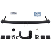 Brink Anhängerkupplung abnehmbar inkl. E-Satz 13polig spezifisch + Adapter - AUDI A3 Sportback