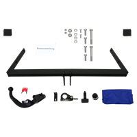 Brink Anhängerkupplung abnehmbar inkl. E-Satz 13polig spezifisch + Adapter - SKODA SUPERB II Kombi