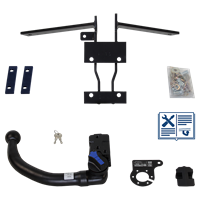 AUTO-HAK Anhängerkupplung abnehmbar inkl. E-Satz 13polig spezifisch + Adapter - SAAB 9-3