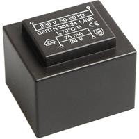 Gerth PT301202 Printtransformator 1 x 230 V 2 x 6 V/AC 1.80 VA 150 mA