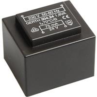 Gerth PT301502 Printtransformator 1 x 230 V 2 x 7.50 V/AC 1.80 VA 120 mA
