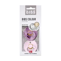 BIBS Schnuller Colour Baby Pink/Lavender 0-6 Monate, 2 Stk.