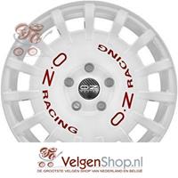 OZ Rally Racing White Red Letter 17 inch