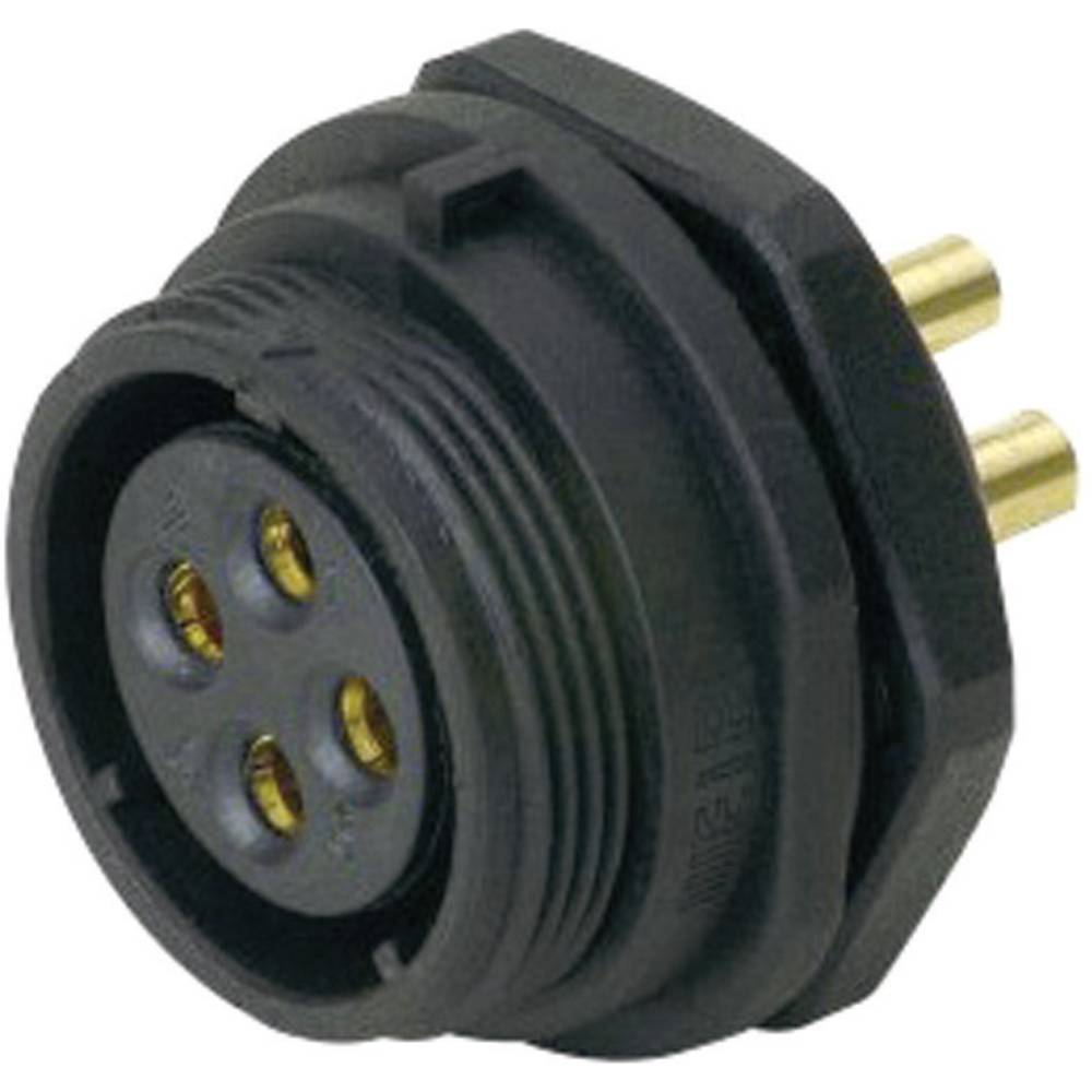Weipu SP2112 / S 4 Ronde stekker Bus, inbouw Serie (ronde connectors): SP21 Totaal aantal polen: 4 1 stuk(s)