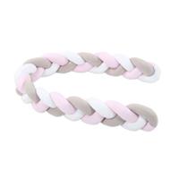 Tobi babybay Nestchenschlange geflochten passend alle Modelle, weiß/beige/rosé beige/weiß  Kinder