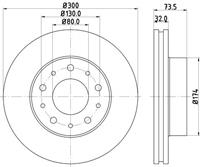 Hella Pagid GmbH Remschijven 8DD355125261