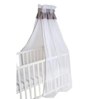 Roba Veilige overkapping voor babybedjes uni, lichtgrijs