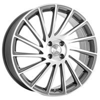 Brock B39 Ferric grey full polished 7x17 5x112 ET47