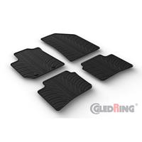 GledRing Rubbermatten voor passend voor Hyundai i10 2020- (T profiel 4-delig + montageclips) GL0417