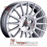 OZ Racing Superturismo wrc White + red let 7x16 4x108 ET25