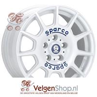 Sparco TERRA WHITE BLUE LETT 5X114.3 ET45 HBPLRING ALLOYWHEEL 7.5X17