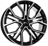 Brock B41 Black glossy full polished 8.5x19 5x108 ET42