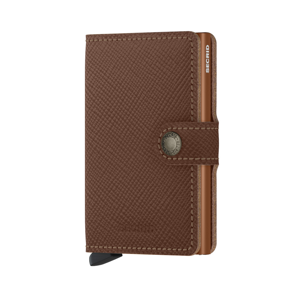 Secrid Msa miniwallet saffiano caramel