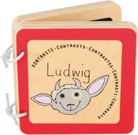 Legler houten babyboekje Ludwig de geit 9 cm