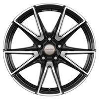 Speedline Sl6 vettore Jetblack frontkopiert 9.5x19 5x112 ET55