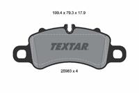Textar Remblokkenset, schijfrem 2598303