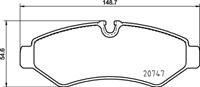 Brembo Remblokkenset, schijfrem P50155
