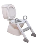 Dreambaby Toilettentrainer mit Leiter in grau/weiß