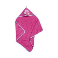 Playshoes Badstof handdoek met capuchon flamingo roze