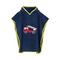Playshoes - Kid's Frottee-Poncho Feuerwehr - Poncho