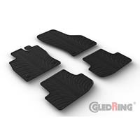 GledRing Rubbermatten voor passend voor Audi A3 (8Y) Sportback/Sedan 2020- (T profiel 4-delig + montageclips) GL0707