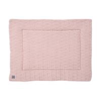 Jollein River Knit Fleece Boxkleed Pale Pink 75 x 95 cm