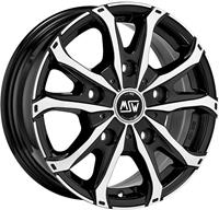 MSW Msw 48 Gloss black full polished 10x21 5x112 ET19