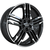 Ronal R58 mcr Jetblack white rim 10x22 5x112 ET47