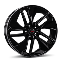 Borbet TX BLACK RIM POLISHED GLOSSY ALLOYWHEEL 9X21