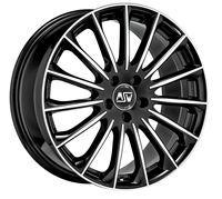 MSW Msw 30 Gloss black diam lip 7.5x18 5x112 ET33