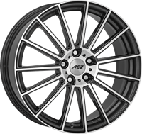 AEZ Steam Gunmetal polished 8.5x18 5x114.3 ET40