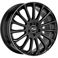 MSW Msw 30 Gloss black diam lip 9x18 5x112 ET49