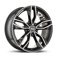 MSW Msw 71 Gloss dark grey full polished 8.5x19 5x114.3 ET35