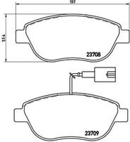 Brembo Remblokkenset, schijfrem P23137X