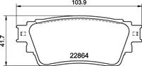 Brembo Remblokkenset, schijfrem P54063