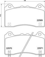 Brembo Remblokkenset, schijfrem P24202