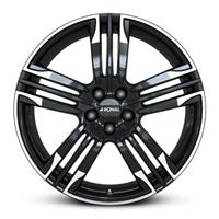 RONAL R58 MCR JETBLACK-WHITE RIM