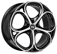 MSW Msw 82 Gloss black full polished 9x20 5x110 ET31