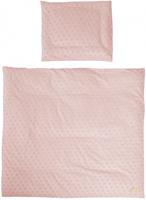 Roba bedtextiel Lil Planet 80 x 80 cm polykatoen roze 2 delig