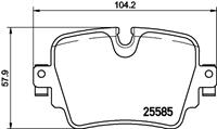 Hella Pagid GmbH Remblokkenset, schijfrem 8DB355021161