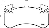 Hella Pagid GmbH Remblokken set 8DB355015991