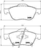 Hella Pagid GmbH Remblokken set 8DB355011041