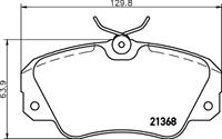 Hella Pagid GmbH Remblokken set 8DB355017771