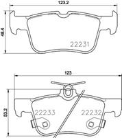 Hella Pagid GmbH Remblokkenset 8DB355023301