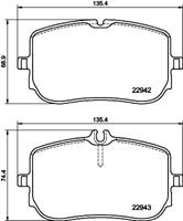 Hella Pagid GmbH Remblokkenset, schijfrem 8DB355040161
