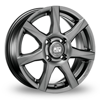 MSW Msw 77 Matt dark grey 6x15 5x100 ET45