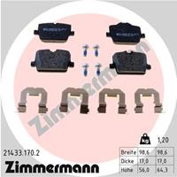 bmw Remblokkenset, schijfrem 214331702