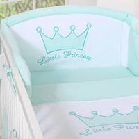 My Sweet Baby Bedomrander Little Prince/Princess Mint-Borduursel - Princess