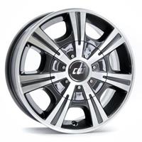Borbet CH MISTRAL ANTHRACITE GLOSSY POLISHED ALLOYWHEEL 7.5X17